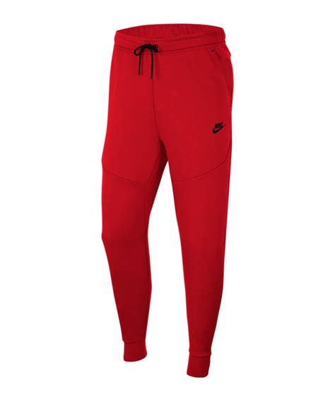 nike tech fleece anzug herren rot|fleece jogginghose.